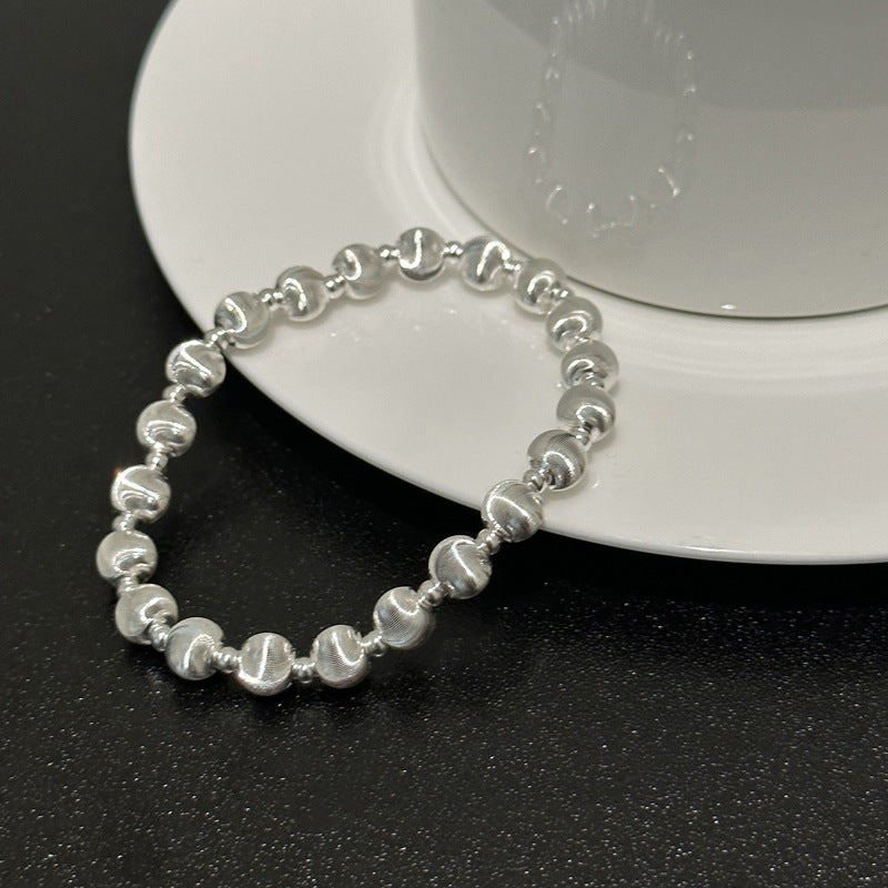 Laser Cat Eye Bead Bracelet for Women - Stylish Elegant Light Luxury Niche High - End Girlish Collarbone Chain